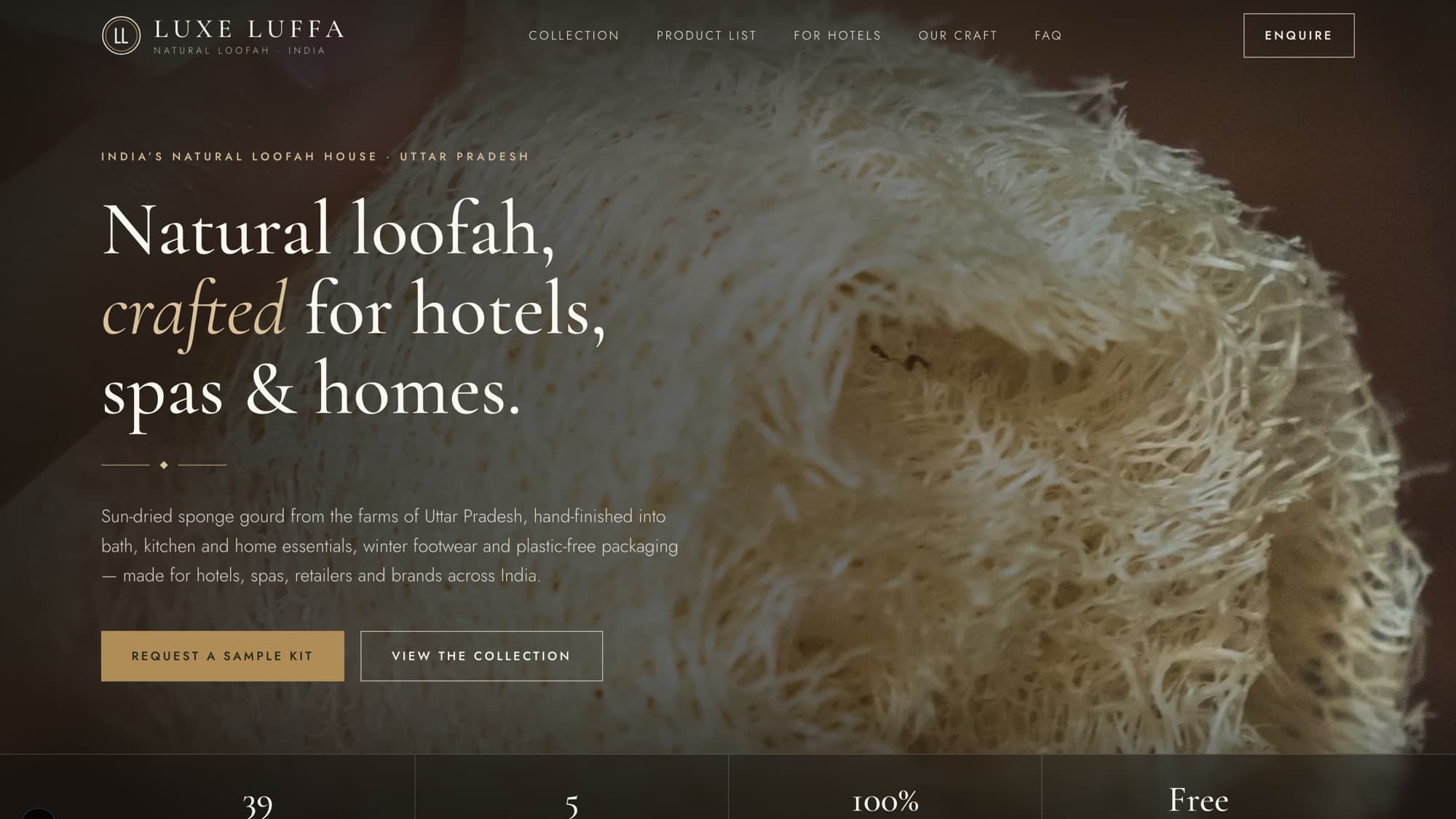 Luxe Luffa — home page